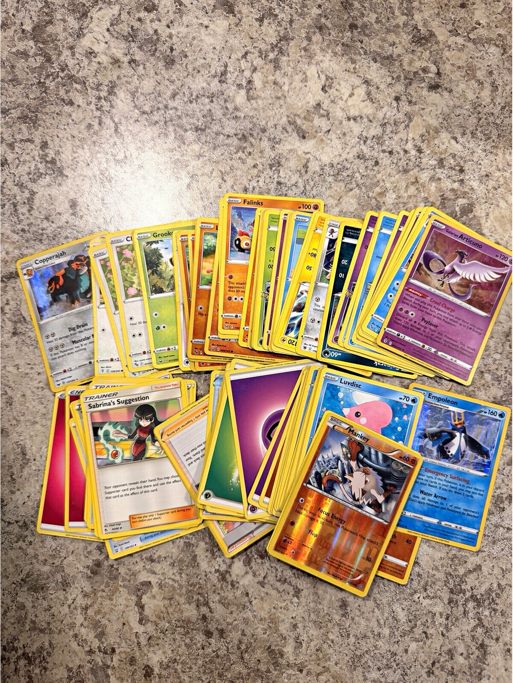 Pokemon TCG Chilling Reign 80-Card Lot Holo/Reverse Holo Articuno